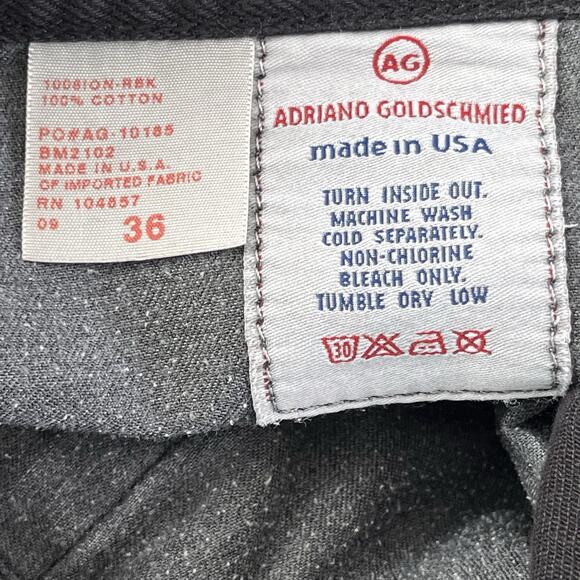 AG Adriano Goldschmidt The Hero Jeans Men’s Size 36 Straight Leg 100% Cotton USA - Picture 11 of 11